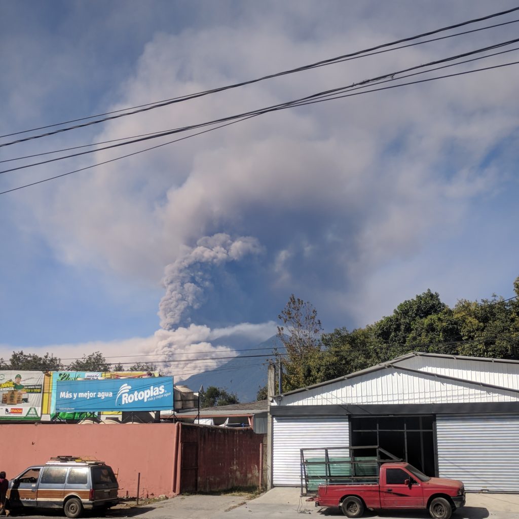 Volcan de Fuego erupts in 2018